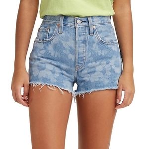 Levi's 501 High-Rise Frayed Shorts